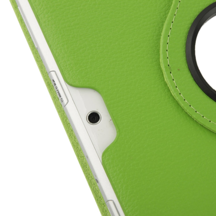 360 Degree Rotatable Litchi Texture Leather Case with Holder for Galaxy Tab 2 (10.1) / P5100(Green) - Other Galaxy Tab PC by buy2fix | Online Shopping UK | buy2fix