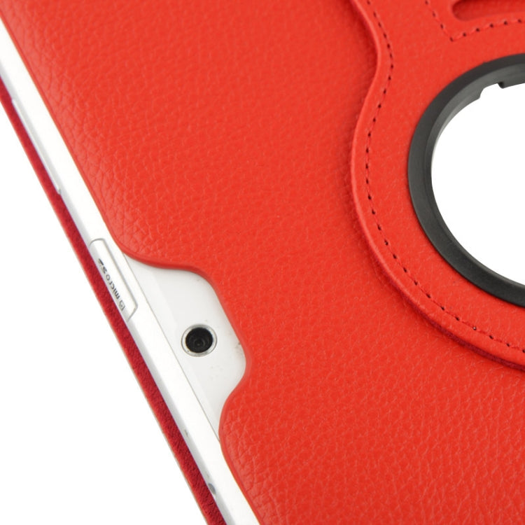360 Degree Rotatable Litchi Texture Leather Case with Holder for Galaxy Tab 2 (10.1) / P5100(Red) - Other Galaxy Tab PC by buy2fix | Online Shopping UK | buy2fix