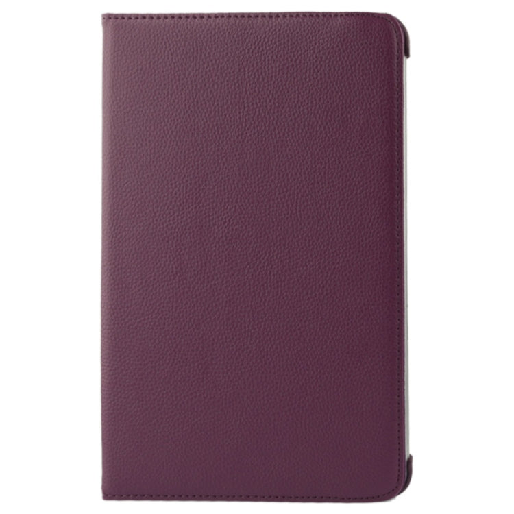 360 Degree Rotatable Litchi Texture Leather Case with Holder for Galaxy Tab 2 (10.1) / P5100(Purple) - Other Galaxy Tab PC by buy2fix | Online Shopping UK | buy2fix