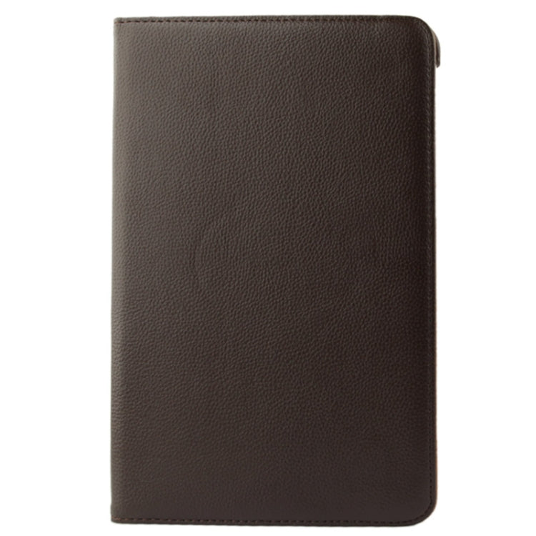 360 Degree Rotatable Litchi Texture Leather Case with Holder for Galaxy Tab 2 (10.1) / P5100(Brown) - Other Galaxy Tab PC by buy2fix | Online Shopping UK | buy2fix