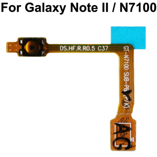 For Galaxy Note II / N7100 Original Power Button Flex Cable - Flex Cable by buy2fix | Online Shopping UK | buy2fix
