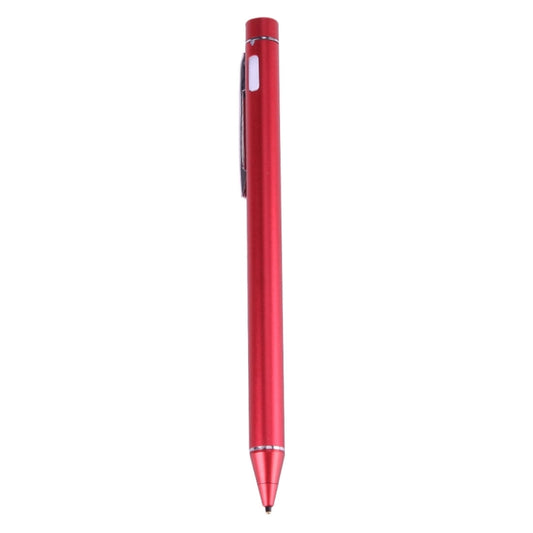 Universal Rechargeable Capacitive Touch Screen Stylus Pen with 2.3mm Superfine Metal Nib, For iPhone, iPad, Samsung, and Other Capacitive Touch Screen Smartphones or Tablet PC(Red) by buy2fix