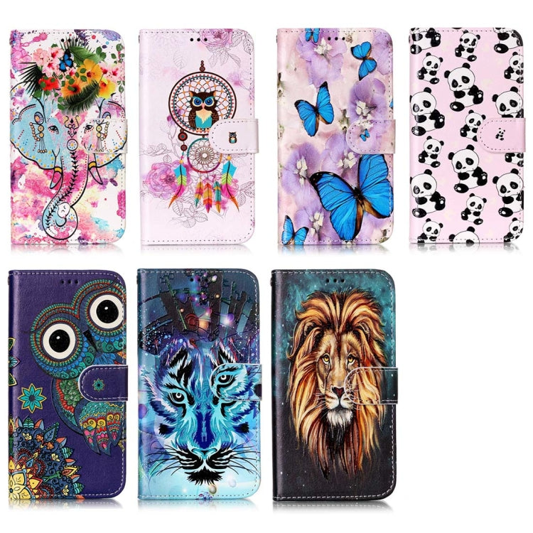 For Galaxy J3 (2017) (EU Version) Gloss Oil Embossed Lion Pattern Horizontal Flip Leather Case with Holder & Card Slots & Wallet & Photo Frame by buy2fix