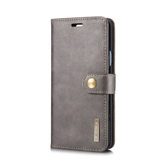 DG.MING for Galaxy S9+ Crazy Horse Texture Horizontal Flip Detachable Magnetic Protective Case with Holder & Card Slots & Wallet(Grey) - Galaxy Phone Cases by DG.MING | Online Shopping UK | buy2fix
