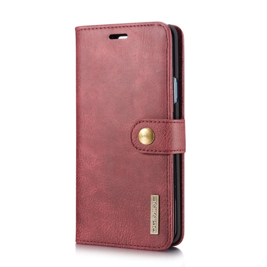DG.MING for Galaxy S9+ Crazy Horse Texture Horizontal Flip Detachable Magnetic Protective Case with Holder & Card Slots & Wallet(Red) - Galaxy Phone Cases by DG.MING | Online Shopping UK | buy2fix