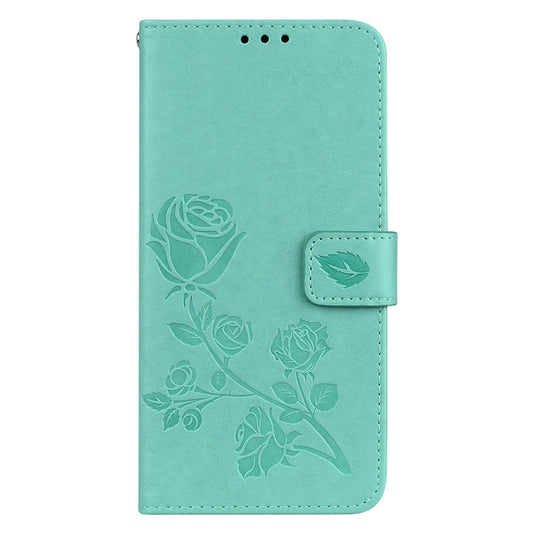 Rose Embossed Horizontal Flip Environmental PU Leather Case with Holder & Card Slots & Wallet for Galaxy S9+(Green) by buy2fix