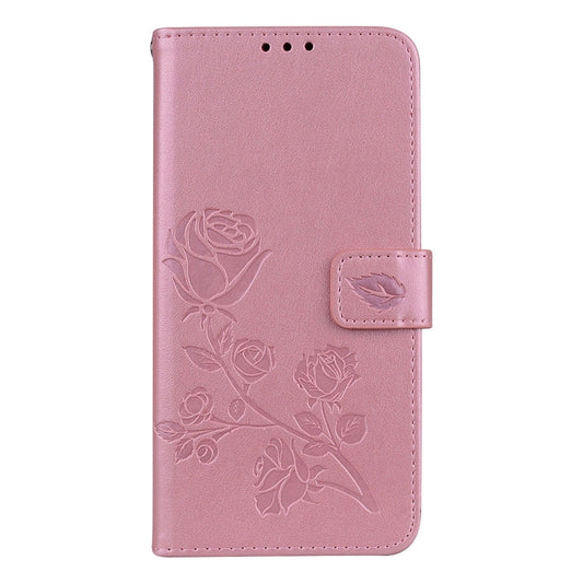 Rose Embossed Horizontal Flip Environmental PU Leather Case with Holder & Card Slots & Wallet for Galaxy S9+(Rose Gold) by buy2fix