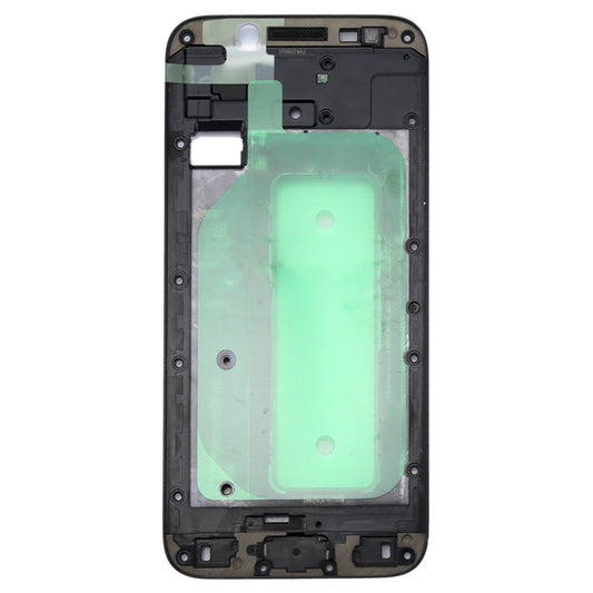 For Galaxy J730 Front Housing LCD Frame Bezel Plate(Black) - Frame Bezel Plate by buy2fix | Online Shopping UK | buy2fix