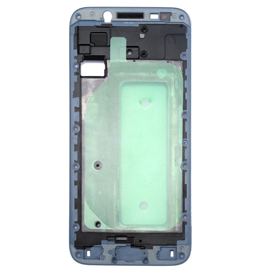 For Galaxy J730 Front Housing LCD Frame Bezel Plate(Blue) - Frame Bezel Plate by buy2fix | Online Shopping UK | buy2fix