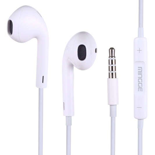 M27 3.5mm Stereo Dynamic Bass Earphone with Mic (White) by buy2fix