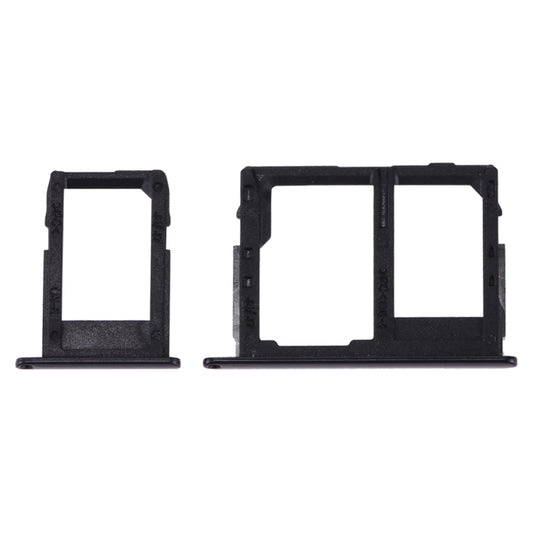 SIM Card Tray + Micro SD Card Tray for Galaxy J3 (2017) Single SIM / J330 & J5 (2017) Single SIM / J530 & J7 (2017) Single SIM / J730 (Black) - Card Tray by buy2fix | Online Shopping UK | buy2fix