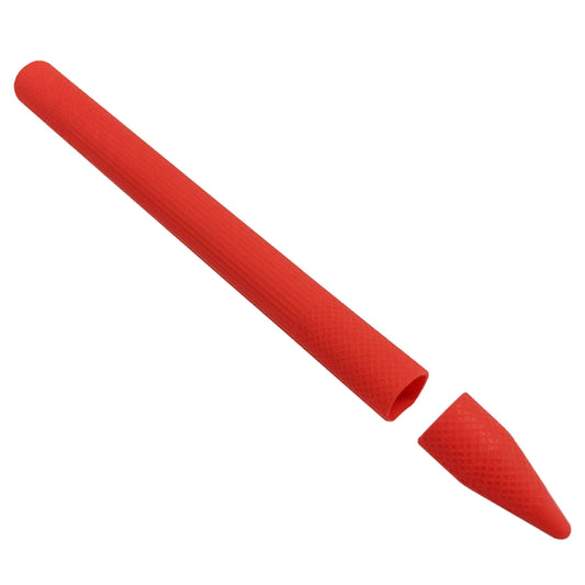 Stylus Pen Silica Gel Protective Case for Microsoft Surface Pro 5 / 6 (Red) by buy2fix