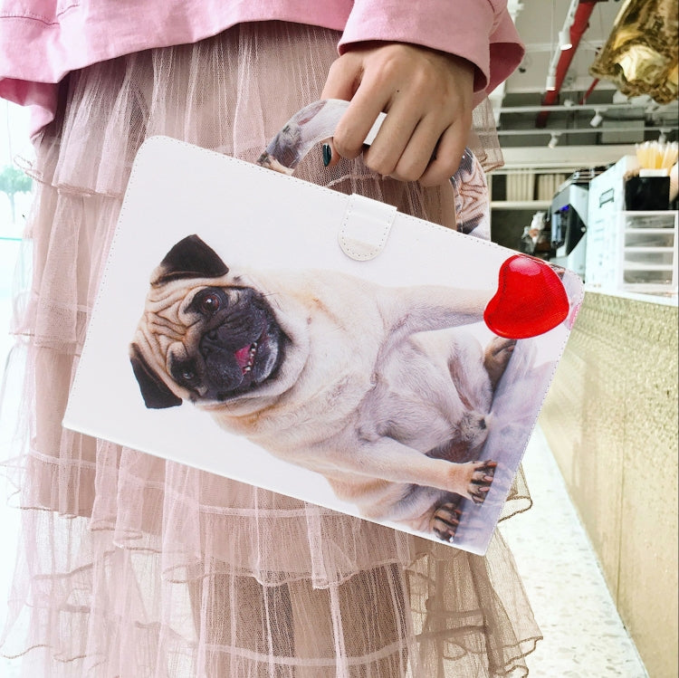 Dog Pattern Horizontal Flip Leather Case for Galaxy Tab A 8 (2019) / P200 / P205, with Holder & Card Slot & Wallet by buy2fix