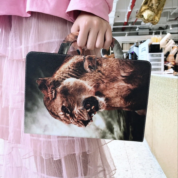 Lion Pattern Horizontal Flip Leather Case for Galaxy Tab A 8 (2019) / P200 / P205, with Holder & Card Slot & Wallet by buy2fix