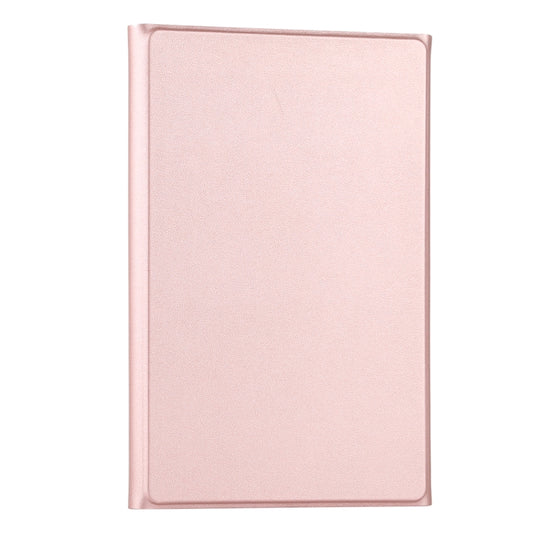 Ultra-thin Detachable Magnetic Bluetooth Keyboard Leather Tablet Case for Galaxy Tab A 8.0 2019 P200 / P205, with Holder(Rose Gold) by buy2fix