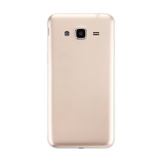 For Galaxy J3 (2016) / J320 (Double card version) Battery Back Cover + Middle Frame Bezel (Gold) - Back Cover by buy2fix | Online Shopping UK | buy2fix