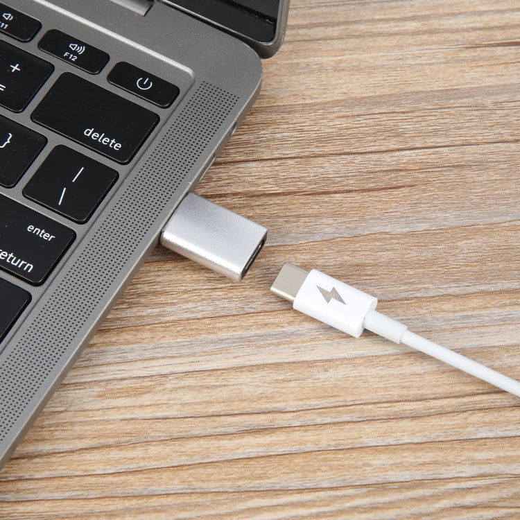 3 PCS USB-C / Type-C Female to USB 3.0 Male Aluminum Alloy Adapter, Support Charging & Transmission Data(Silver) by buy2fix