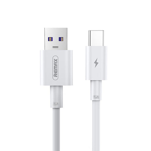 REMAX Marlik Series RC-183a 22.5W 5A USB to USB-C / Type-C Interface Fully Compatible Fast Charging Data Cable, Cable Length: 2m (White) by REMAX