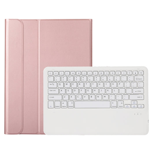 A970 Detachable Bluetooth Keyboard Ultrathin Horizontal Flip Leather Tablet Case for Samsung Galaxy Tab S7 FE T730 / T736 / S7+ T970 / T975 / T976(Gold) by buy2fix