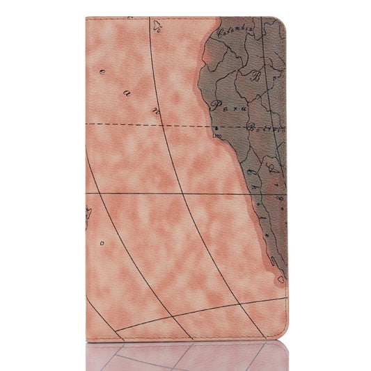 Map Texture Horizontal Flip Leather Case for Galaxy Tab A 8 (2019) P200 / P205, with Holder & Card Slots & Wallet, Random Texture Delivery by buy2fix