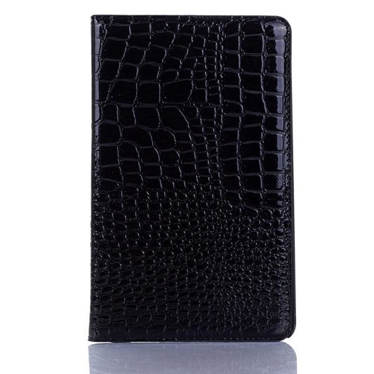 Crocodile Texture Horizontal Flip Leather Case for Galaxy Tab A 8 (2019) P200 / P205, with Holder & Card Slots & Wallet(Black) by buy2fix