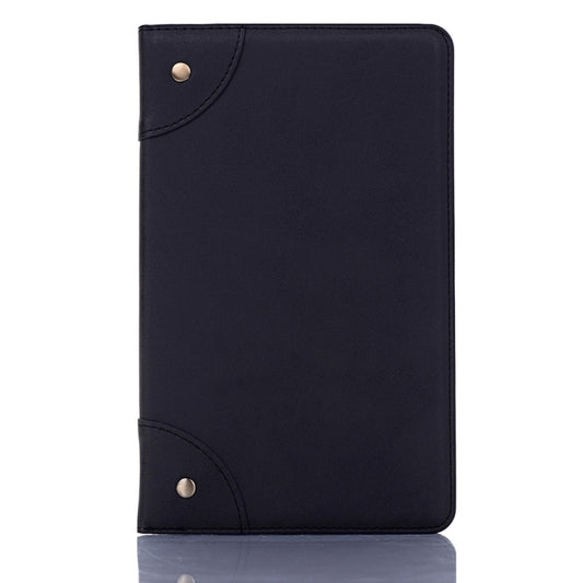 Retro Book Style Horizontal Flip Leather Case for Galaxy Tab A 8 (2019) P200 / P205, with Holder & Card Slots & Wallet (Black) by buy2fix