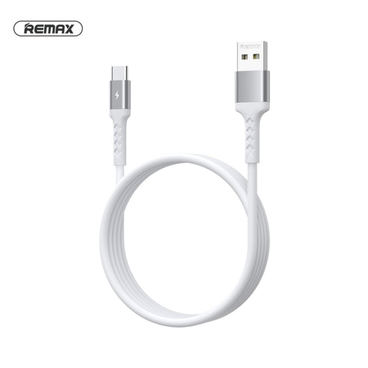 REMAX RC-161a Kayla Series 2.1A USB to USB-C / Type-C Data Cable, Cable Length: 1m (White) by REMAX
