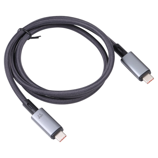 10Gbps 8K USB-C/Type-C to USB-C/Type-C Video Cable Compatible with USB 3.2, Length: 1m(Black) by buy2fix