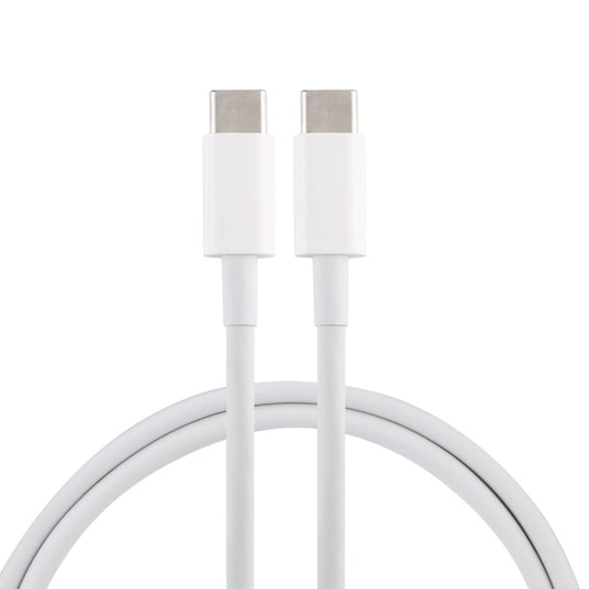 PD 5A USB-C / Type-C Male to USB-C / Type-C Male Fast Charging Cable, Cable Length: 1m(White) by buy2fix