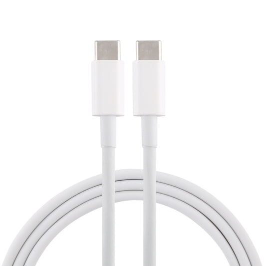 PD 5A USB-C / Type-C Male to USB-C / Type-C Male Fast Charging Cable, Cable Length: 1.5m (White) by buy2fix