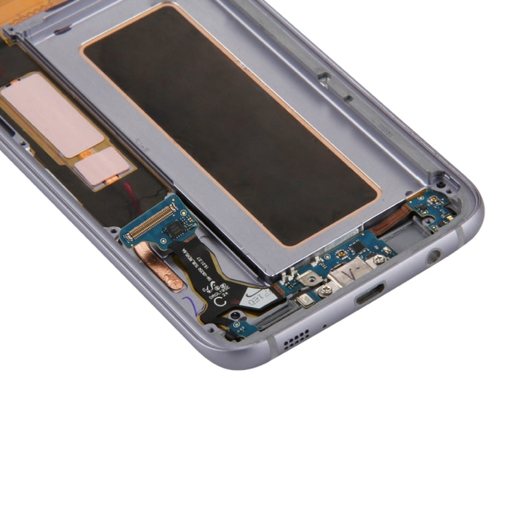Original LCD Screen and Digitizer Full Assembly with Frame & Charging Port Board & Volume Button & Power Button For Galaxy S7 Edge / G935F(Black) - LCD Screen by buy2fix | Online Shopping UK | buy2fix