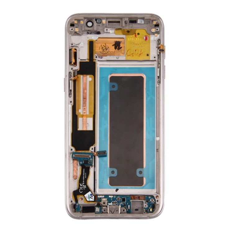 Original LCD Screen and Digitizer Full Assembly with Frame & Charging Port Board & Volume Button & Power Button For Galaxy S7 Edge / G935F(Gold) - LCD Screen by buy2fix | Online Shopping UK | buy2fix