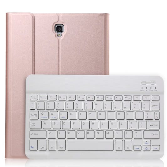 A590 Ultra-thin Detachable Magnetic Bluetooth Keyboard Leather Tablet Case for Galaxy Tab A 10.5 T590 / T595, with Holder(Rose Gold) by buy2fix