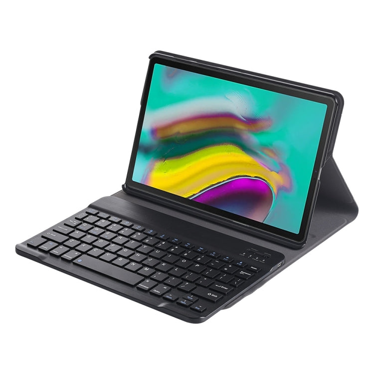 DY720 For Galaxy Tab S5e T720 / T725 Detachable Plastic Bluetooth Keyboard Leather Tablet Case with Holder (Black) - For Samsung by buy2fix | Online Shopping UK | buy2fix