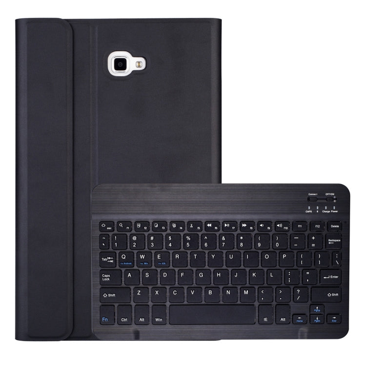 DY580 For Galaxy Tab A 10.1 T580 / T585 Detachable Plastic Bluetooth Keyboard Leather Tablet Case with Holder (Black) - For Samsung by buy2fix | Online Shopping UK | buy2fix