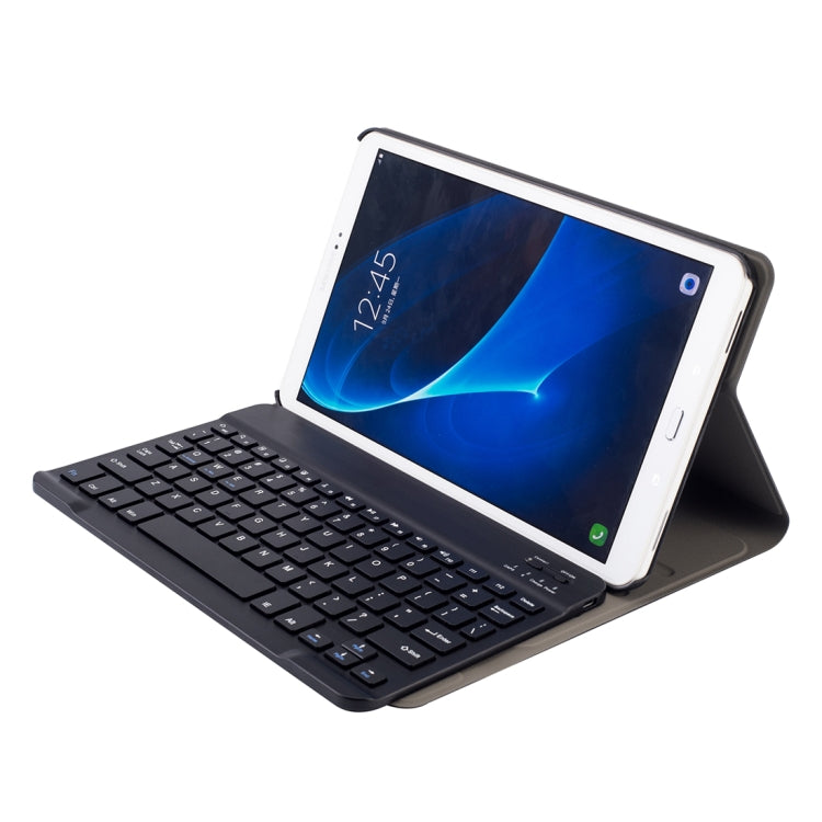 DY580 For Galaxy Tab A 10.1 T580 / T585 Detachable Plastic Bluetooth Keyboard Leather Tablet Case with Holder (Black) - For Samsung by buy2fix | Online Shopping UK | buy2fix