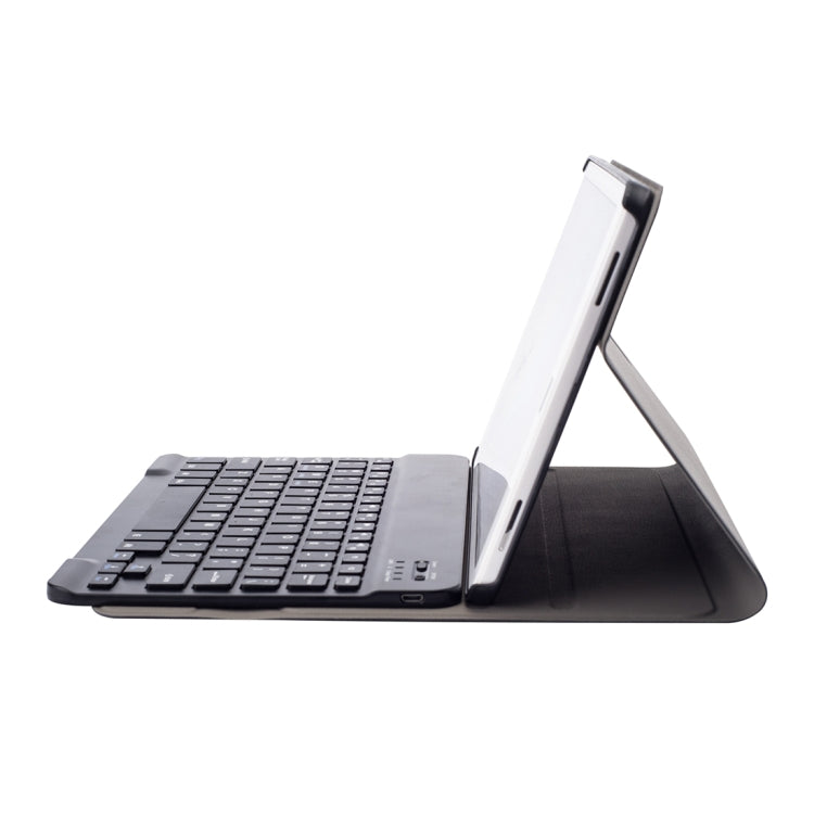 DY580 For Galaxy Tab A 10.1 T580 / T585 Detachable Plastic Bluetooth Keyboard Leather Tablet Case with Holder (Black) - For Samsung by buy2fix | Online Shopping UK | buy2fix