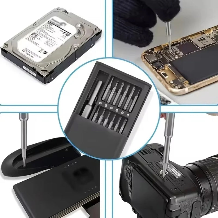 25 in 1 Screwdriver Set Magnetic Repair Tools, Plastic Handle by buy2fix