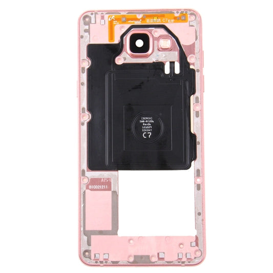 For Galaxy A5 (2016) / A5100 Middle Frame Bezel (Pink) - Others by buy2fix | Online Shopping UK | buy2fix