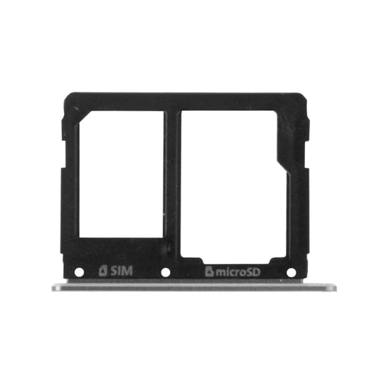 For Galaxy A9(2016) / A9000 SIM Card Tray and Micro SD Card Tray (Black) - Card Tray by buy2fix | Online Shopping UK | buy2fix