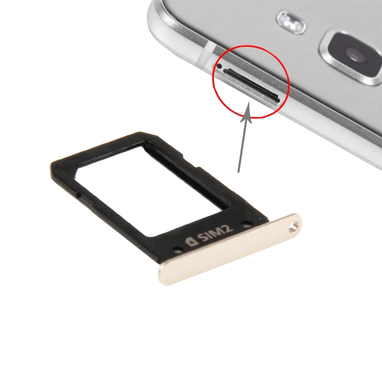 For Galaxy A9(2016) / A9000 SIM Card Tray (Gold) - Card Tray by buy2fix | Online Shopping UK | buy2fix