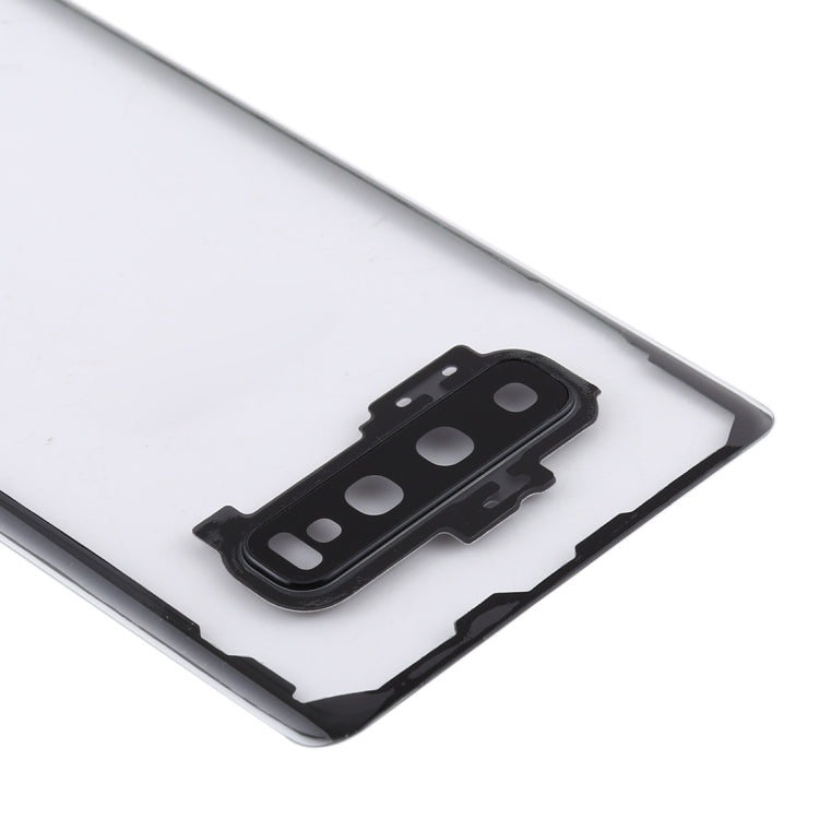 For Samsung Galaxy S10+ SM-G9750 G975F Transparent Battery Back Cover with Camera Lens Cover (Transparent) - Back Cover by buy2fix | Online Shopping UK | buy2fix