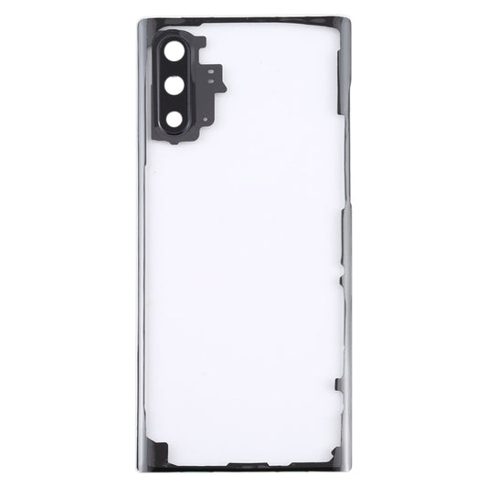 For Samsung Galaxy Note 10 N970 N9700 Transparent Battery Back Cover with Camera Lens Cover (Transparent) - Back Cover by buy2fix | Online Shopping UK | buy2fix