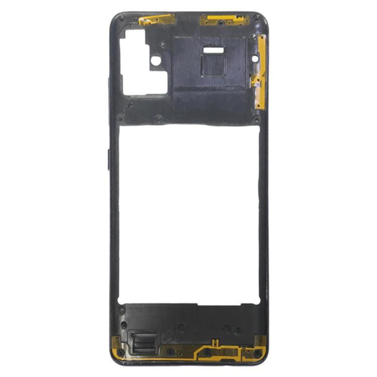 For Samsung Galaxy A51 Middle Frame Bezel Plate (Black) - Frame Bezel Plate by buy2fix | Online Shopping UK | buy2fix