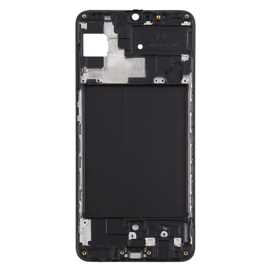 For Samsung Galaxy A70s Front Housing LCD Frame Bezel Plate (Black) - Frame Bezel Plate by buy2fix | Online Shopping UK | buy2fix