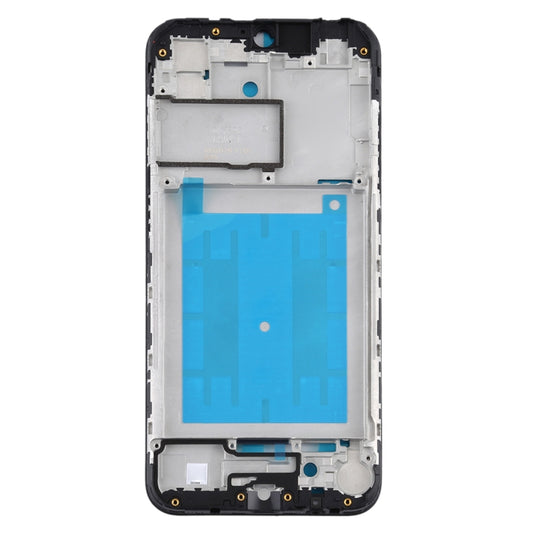 For Samsung Galaxy A01 Front Housing LCD Frame Bezel Plate (Black) - Frame Bezel Plate by buy2fix | Online Shopping UK | buy2fix