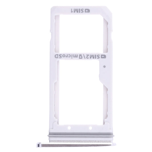 For Galaxy S7 2 SIM Card Tray / Micro SD Card Tray (White) - Card Tray by buy2fix | Online Shopping UK | buy2fix