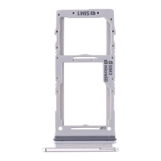 For Samsung Galaxy S20+ / Galaxy S20 Ultra SIM Card Tray + SIM Card Tray / Micro SD Card Tray (White) - Card Tray by buy2fix | Online Shopping UK | buy2fix