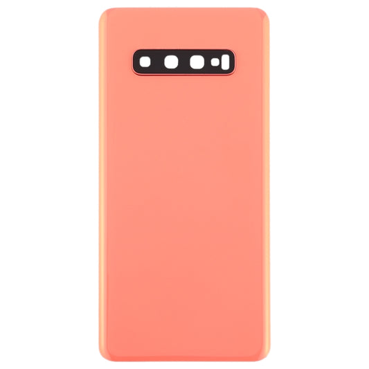 For Galaxy S10+ Battery Back Cover with Camera Lens (Pink) - Back Cover by buy2fix | Online Shopping UK | buy2fix