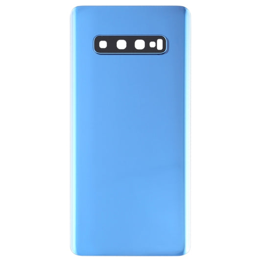 For Galaxy S10+ Battery Back Cover with Camera Lens (Blue) - Back Cover by buy2fix | Online Shopping UK | buy2fix
